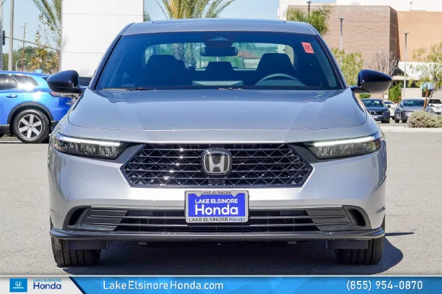 New 2026 Solar Silver Metallic Honda Sport Hybrid image 2