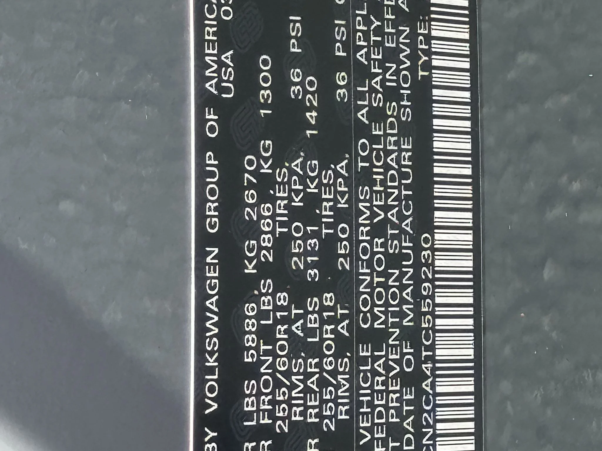 New 2026 Pure Gray Volkswagen 2.0T Peak Edition image 35