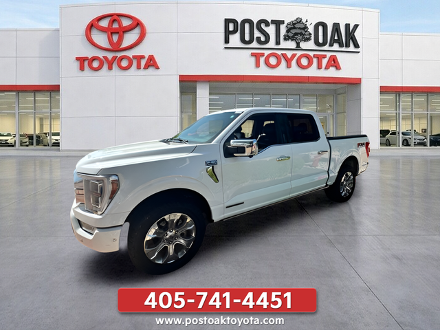 Used 2021 White Ford Platinum image 1
