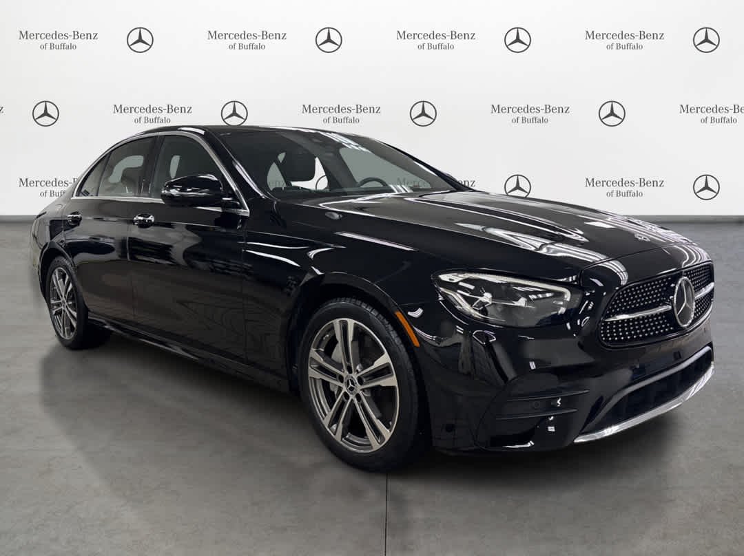 Certified Used 2021 Black Mercedes-Benz E 350 image 3