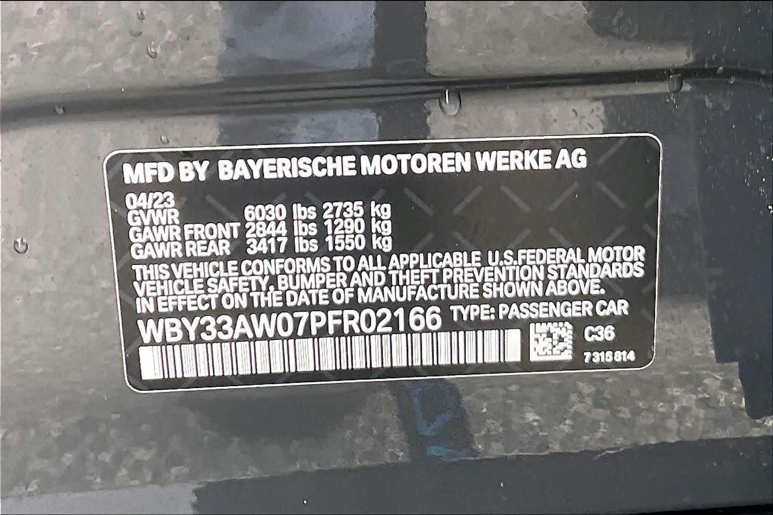 Certified Used 2023 DRAVIT GREY METALLIC BMW M50 image 33