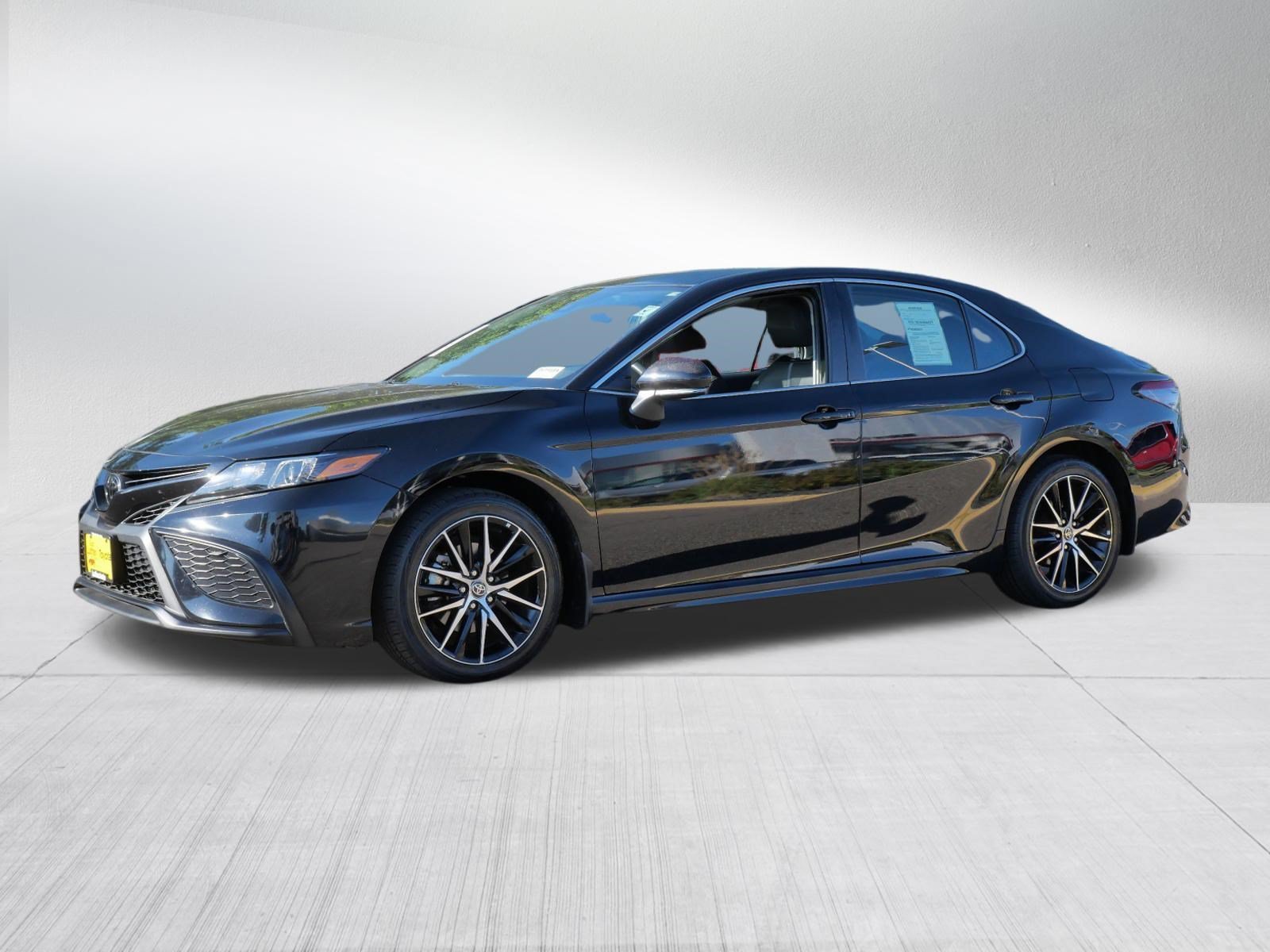 Used 2024 Midnight Black Metallic Toyota SE image 3