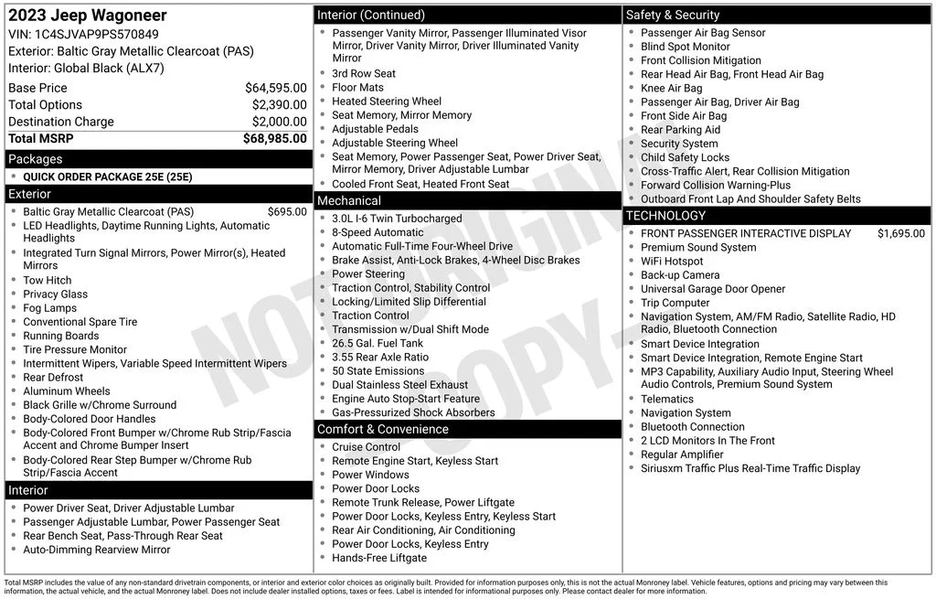 Used 2023 Gray Jeep Base image 6
