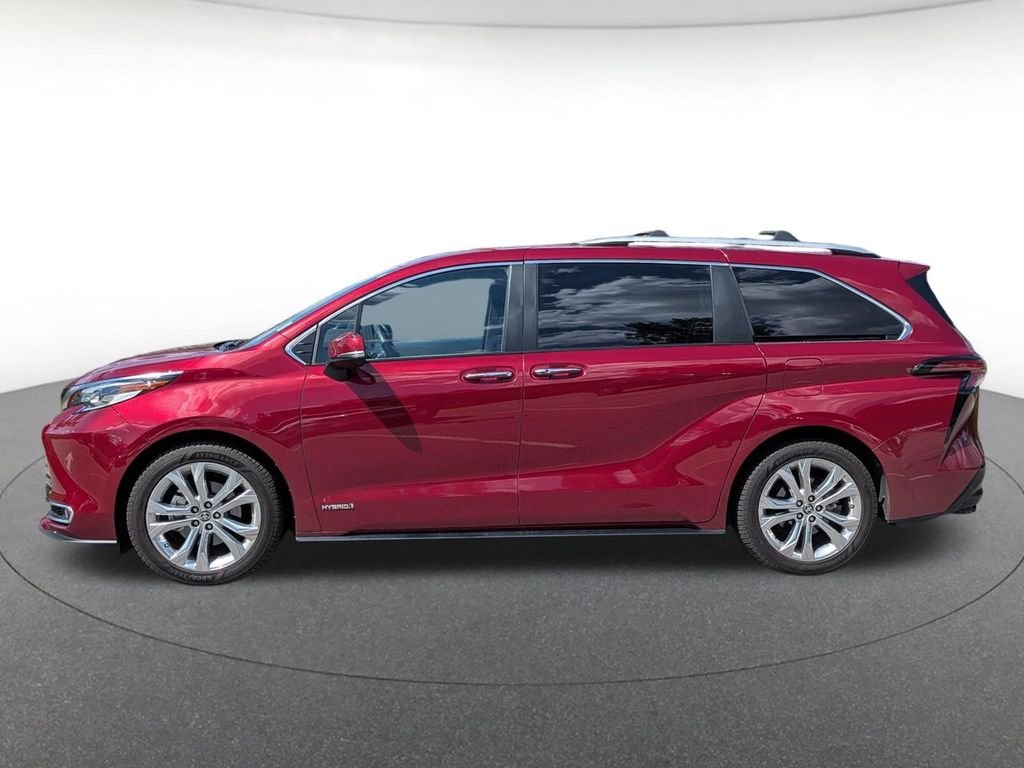 Certified Used 2021 Red Toyota Platinum image 3
