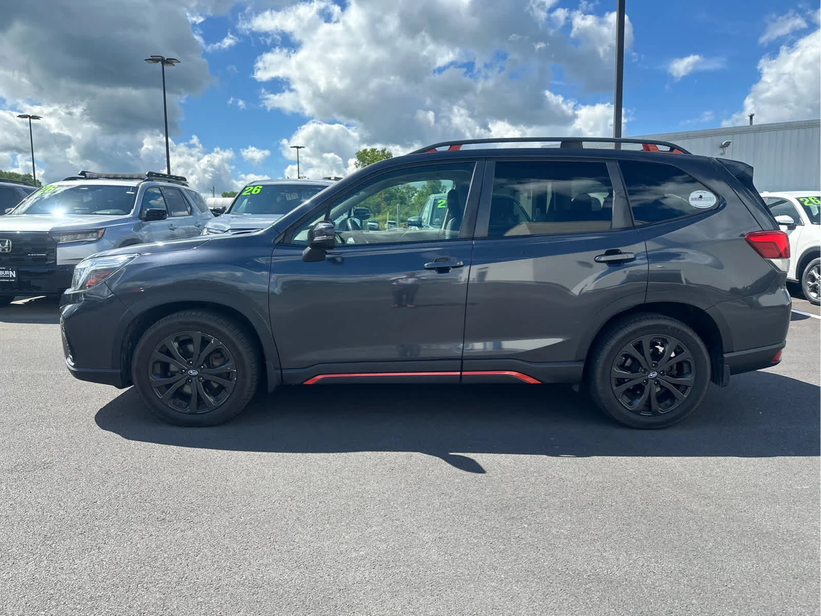 Used 2019 Dark Gray Metallic Subaru Sport image 2