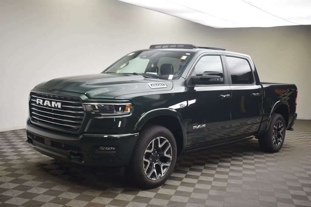 New 2026 Serrano-Green Metallic Exterior Paint RAM Laramie image 18