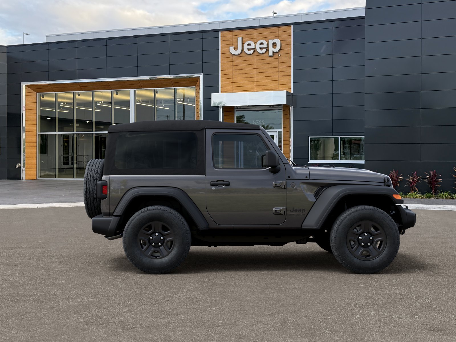 New 2026 Granite Crystal Metallic Clear-Coat Exterior Paint Jeep Sport image 47
