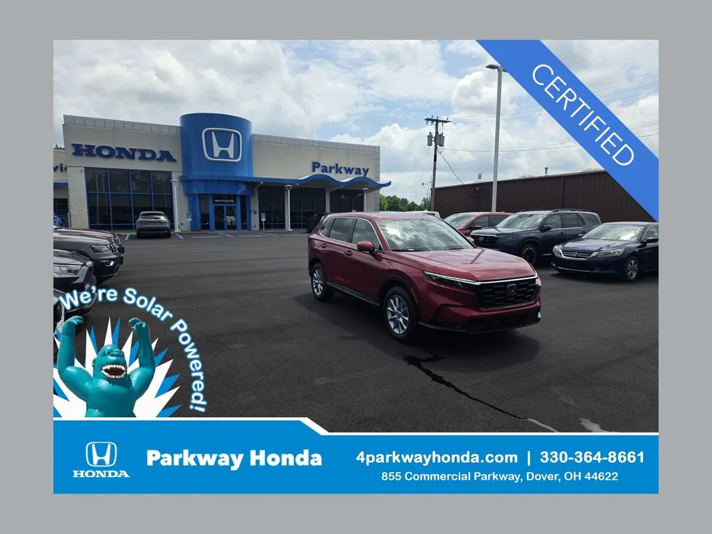 Certified Used 2026 Radiant Red Honda EX image 1