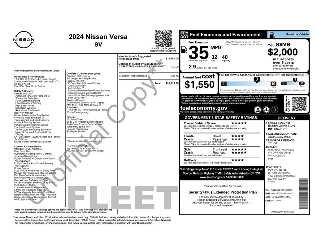 Used 2024 Silver Nissan 1.6 SV image 24