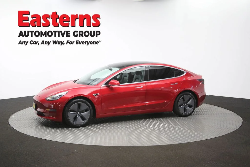 Used 2020 Red Tesla Standard image 53