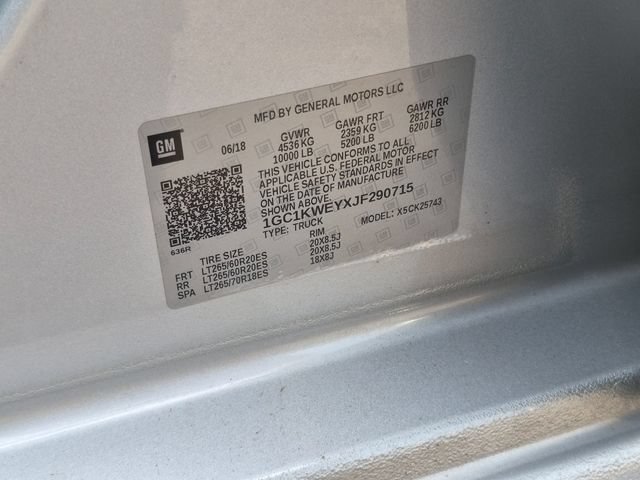 Used 2018 SILVER ICE METALLIC Chevrolet LTZ image 26
