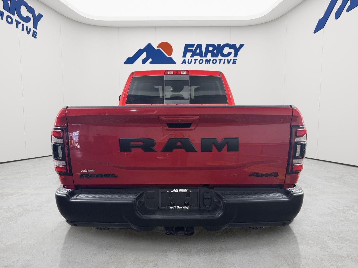 Used 2024 Flame Red Clearcoat Ram Rebel image 4