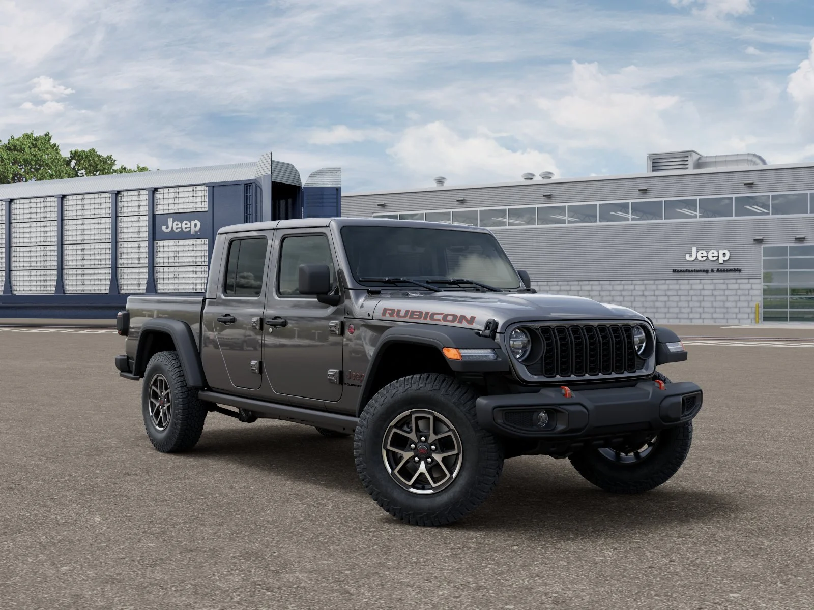 New 2026 Granite Crystal Metallic Clear-Coat Exterior Paint Jeep Rubicon image 3
