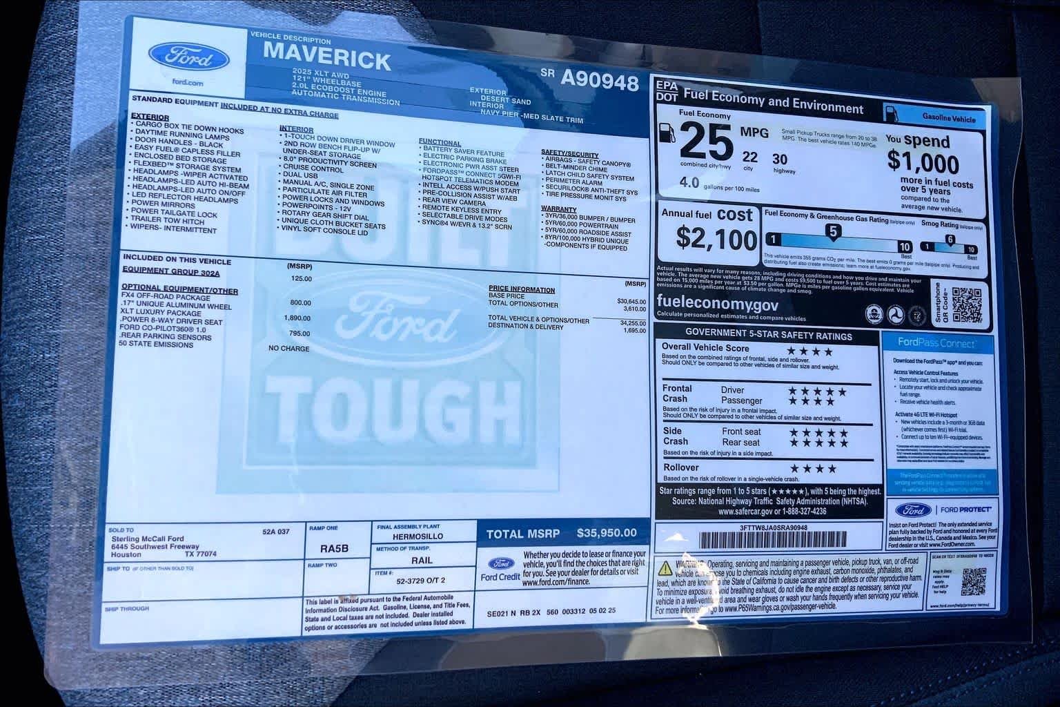 2025 Ford Maverick XLT - Photo 19