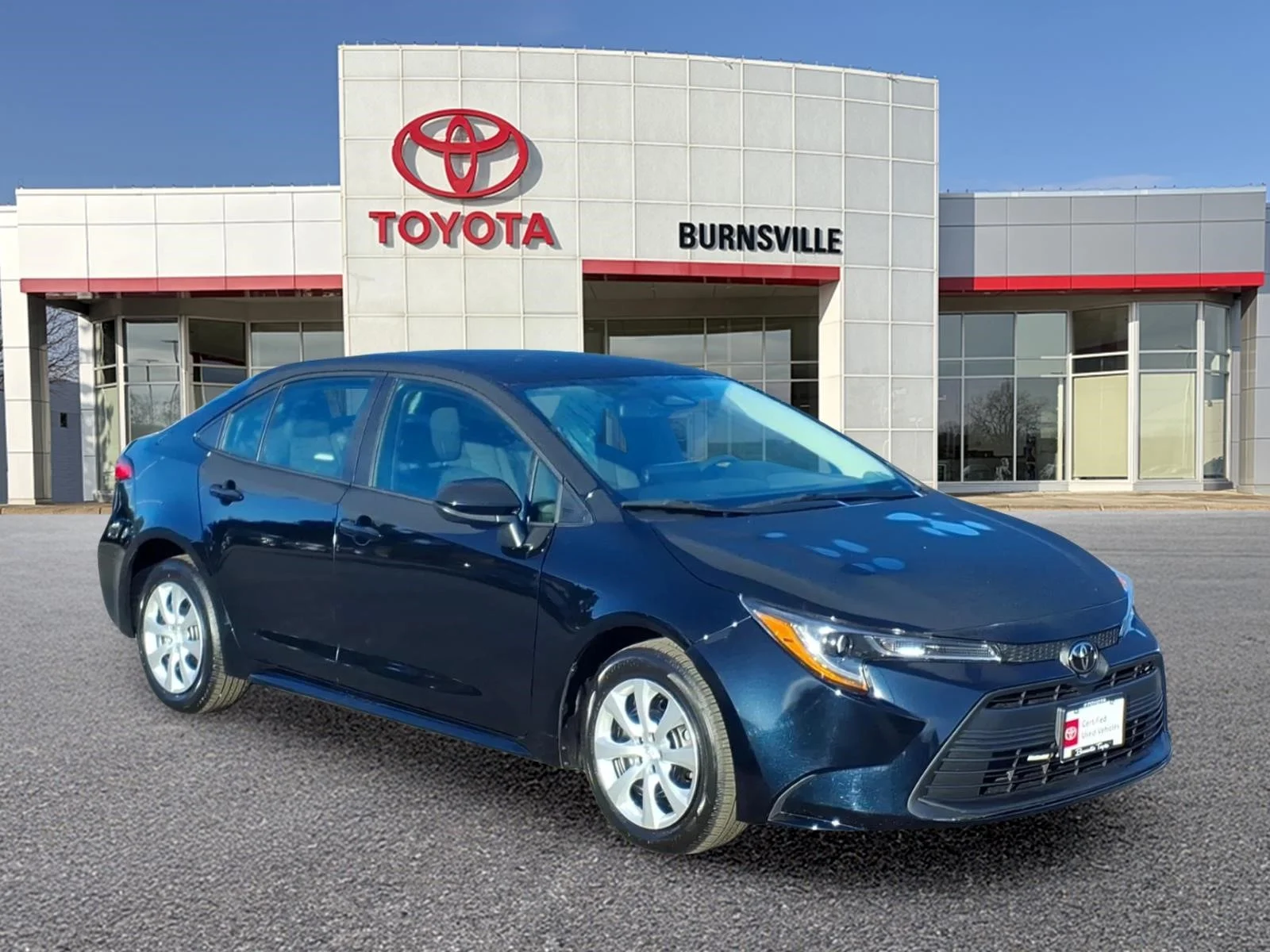 Certified Used 2025 Black Toyota LE image 1