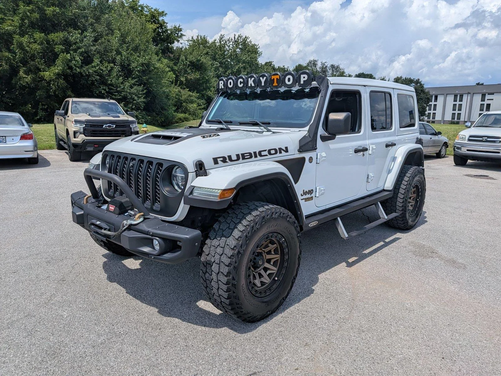 Used 2021 Bright White Clearcoat Jeep Unlimited Rubicon 392 image 9