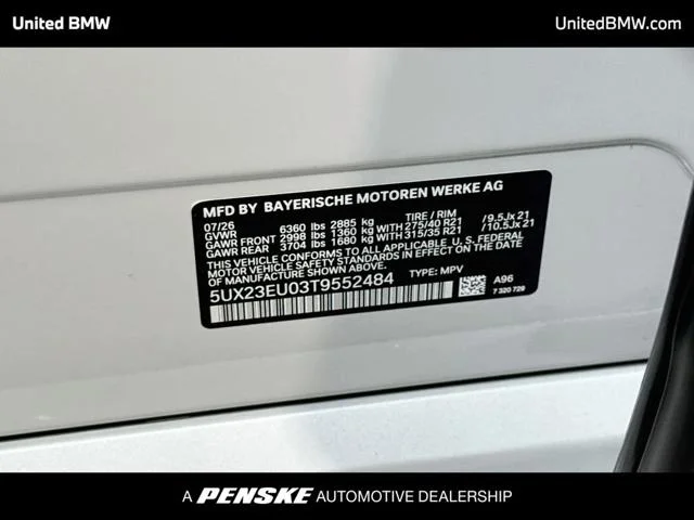 New 2026 Mineral White Metallic BMW X5 40i image 15