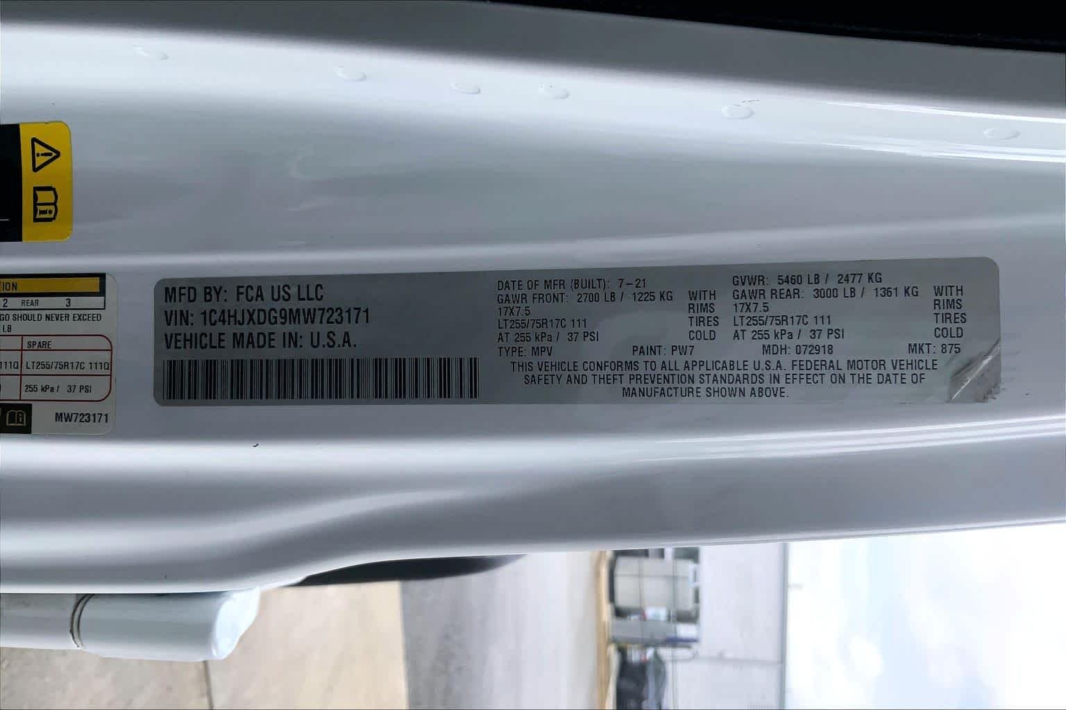 Used 2021 Bright White Clearcoat Jeep Unlimited Willys Sport image 31