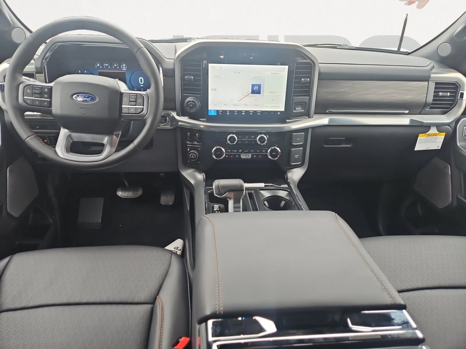 New 2026 Star White Metallic Tri-Coat Ford LARIAT image 3