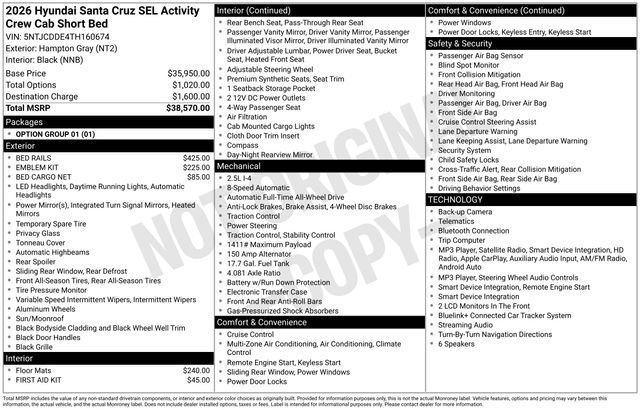 Certified Used 2026 Gray Hyundai SEL image 40