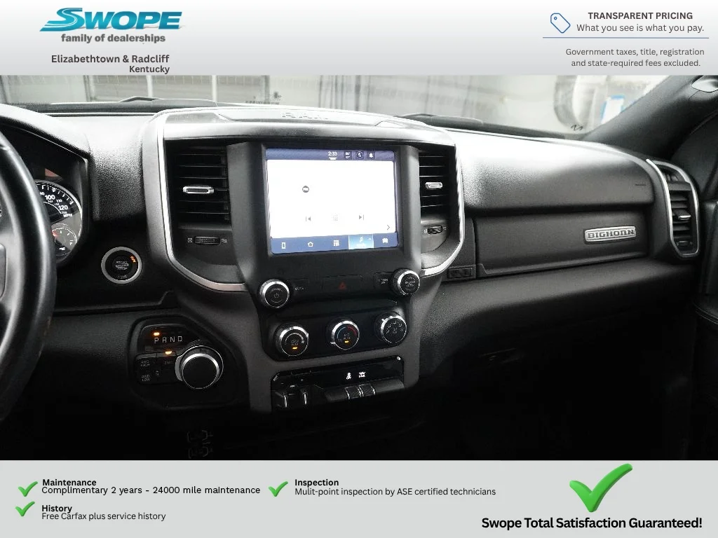Used 2024 Bright White Clearcoat Ram Big Horn image 17