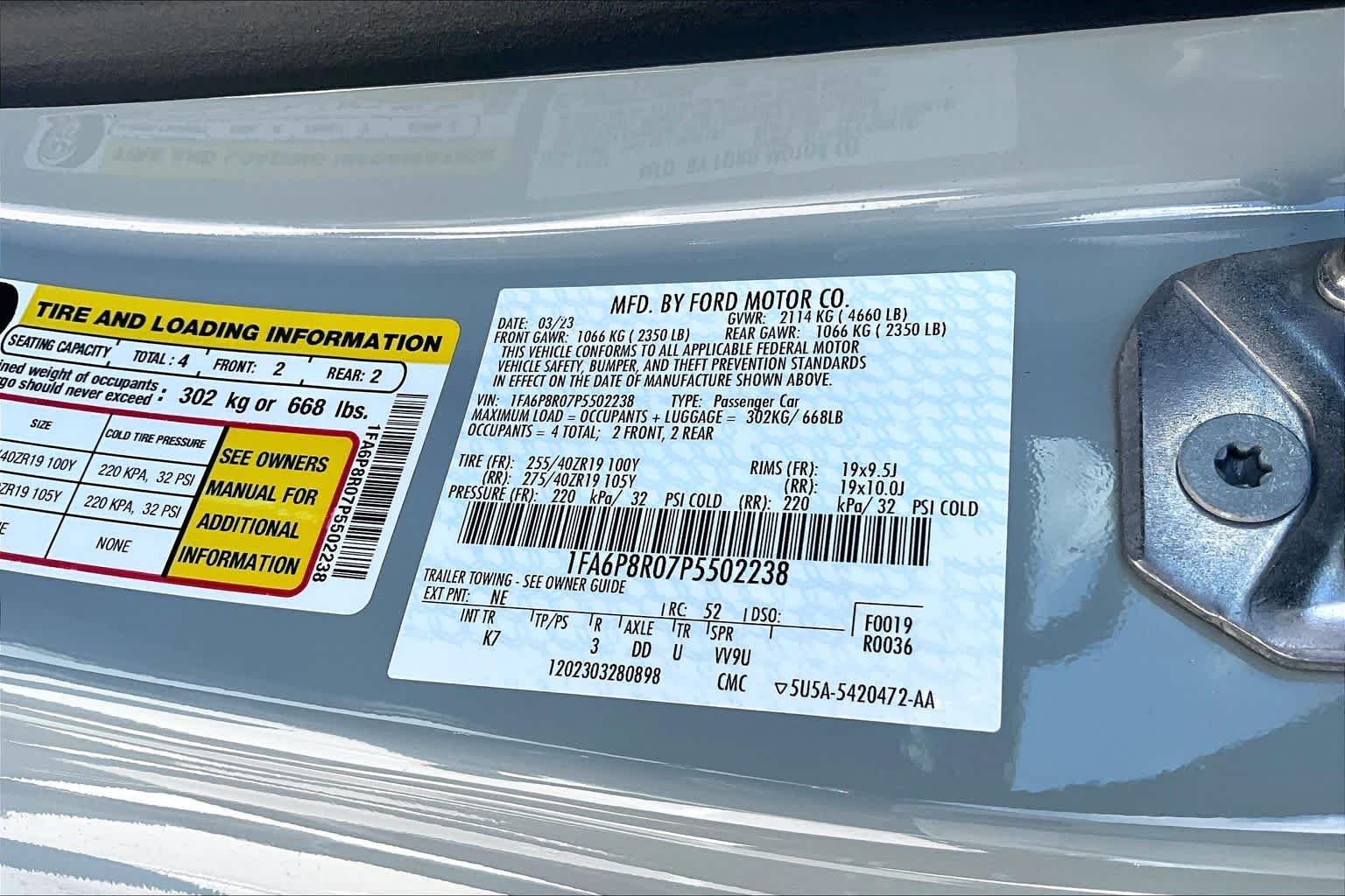 Used 2023 Fighter Jet Gray Ford Mach 1 image 31