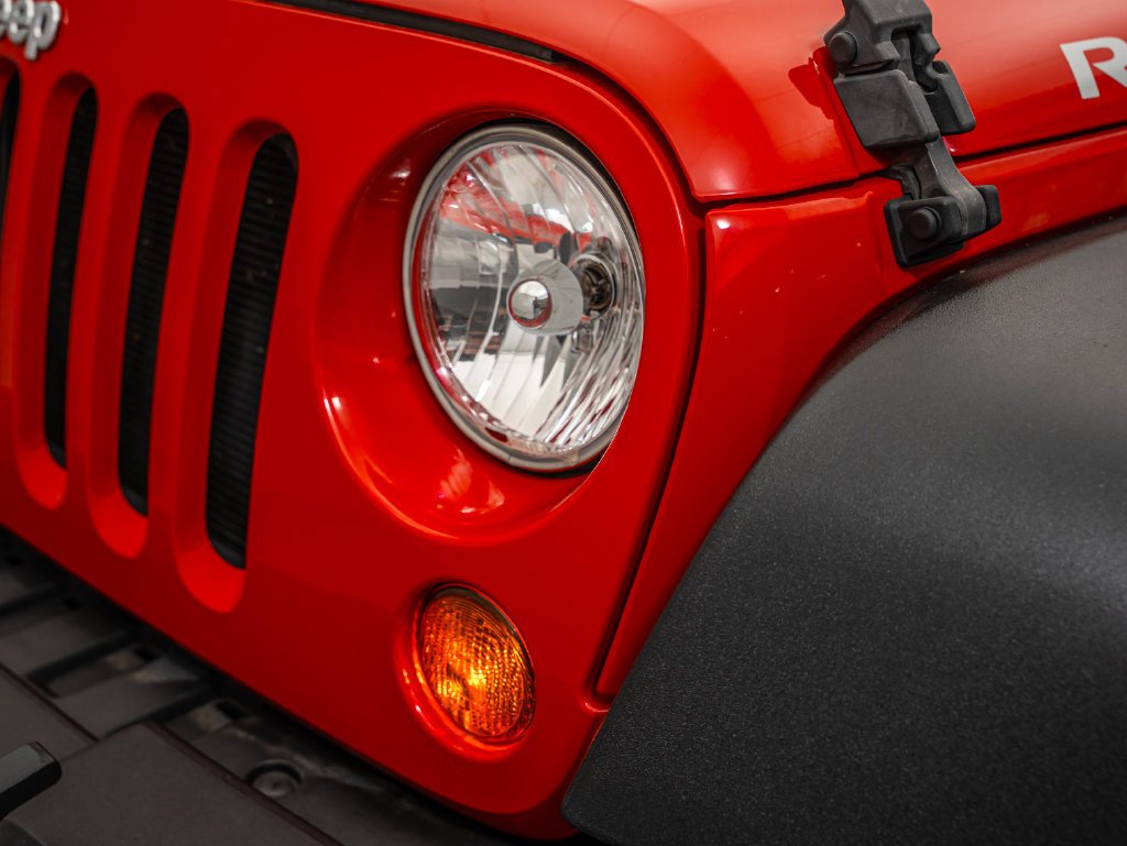 Used 2008 Flame Red Clearcoat Jeep Rubicon image 14