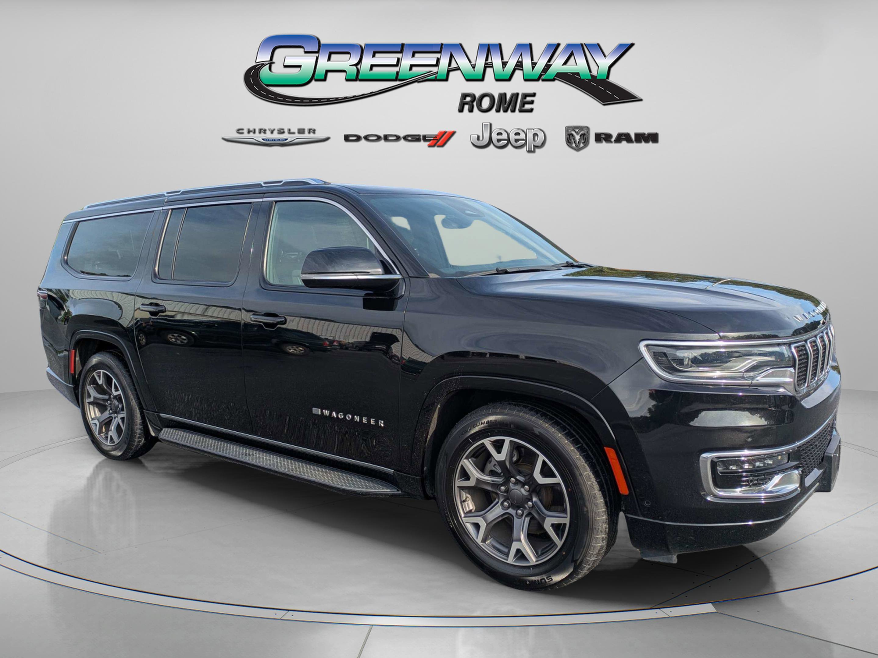 Used 2024 Diamond Black Crystal Pearlcoat Jeep Series III image 2