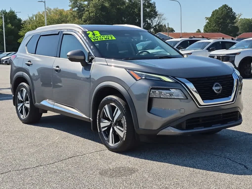 Certified Used 2023 Gun Metallic Nissan SL image 2