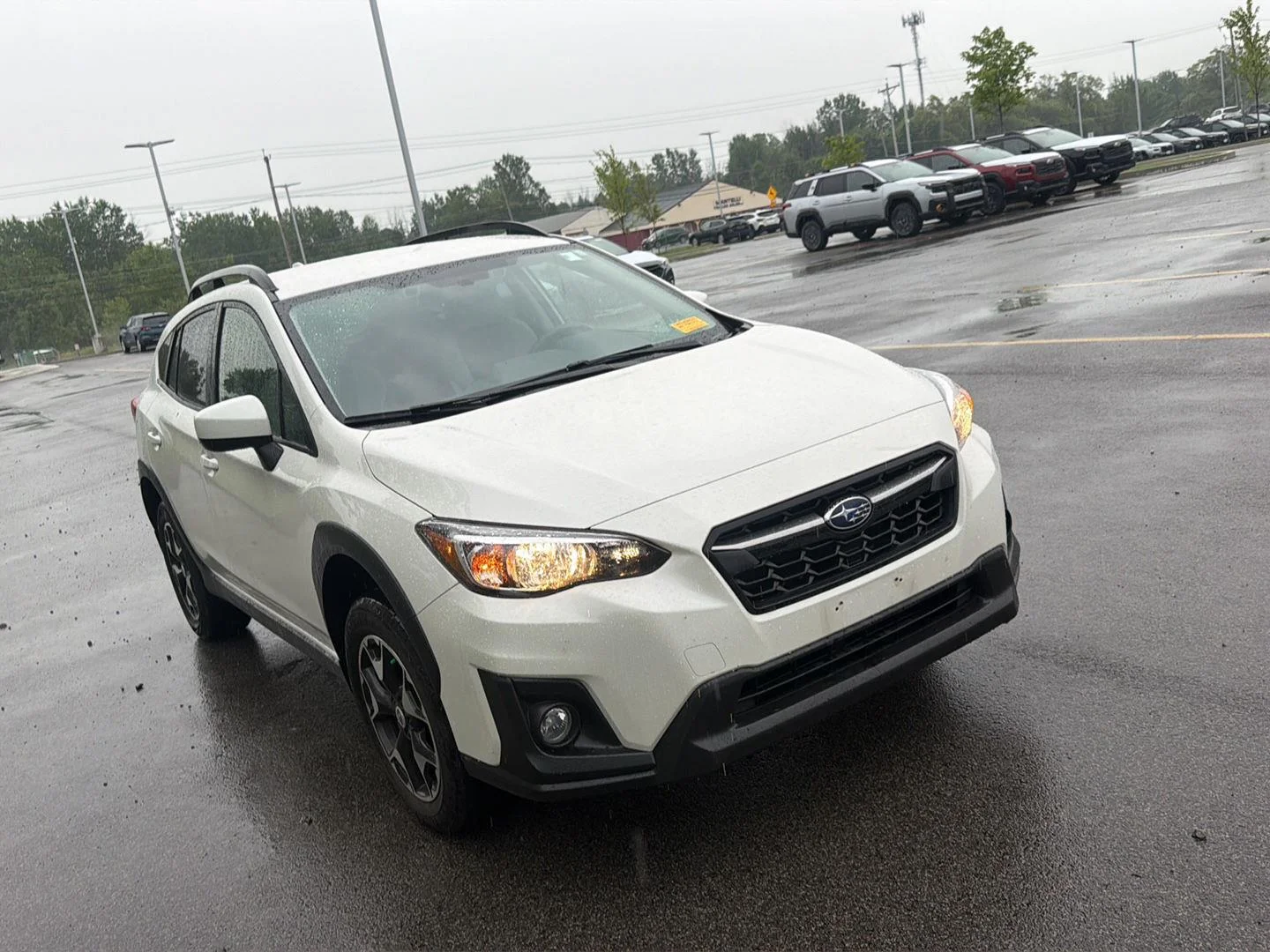 Used 2018 Crystal White Pearl Subaru Premium image 2