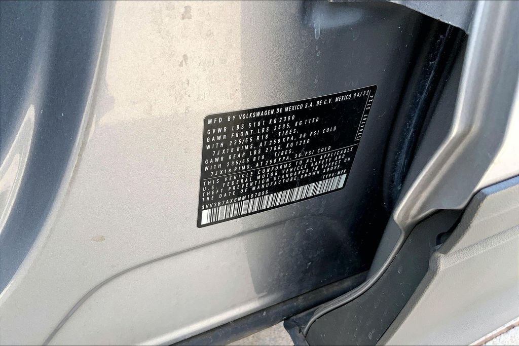 Used 2022 Pyrite Silver Metallic Volkswagen 2.0T SE image 34