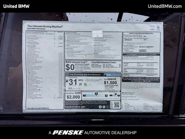 New 2026 Dravit Grey Metallic BMW 330i image 15