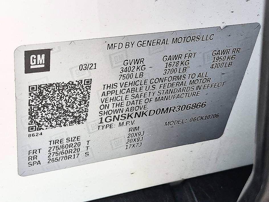 Used 2021 Summit White Chevrolet LT image 38
