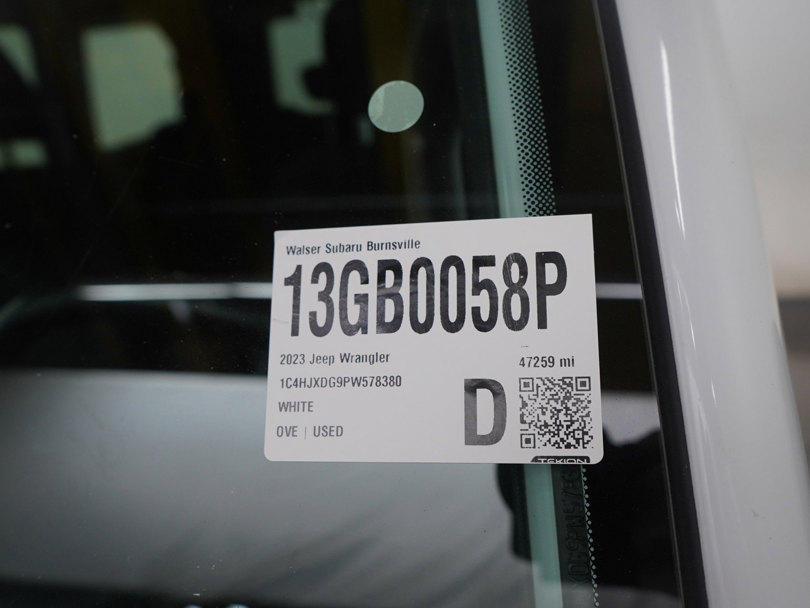 Used 2023 Bright White Clearcoat Jeep Sport image 31