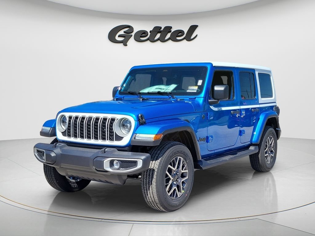New 2026 Hydro Blue Pearl-Coat Exterior Paint Jeep Sahara image 1