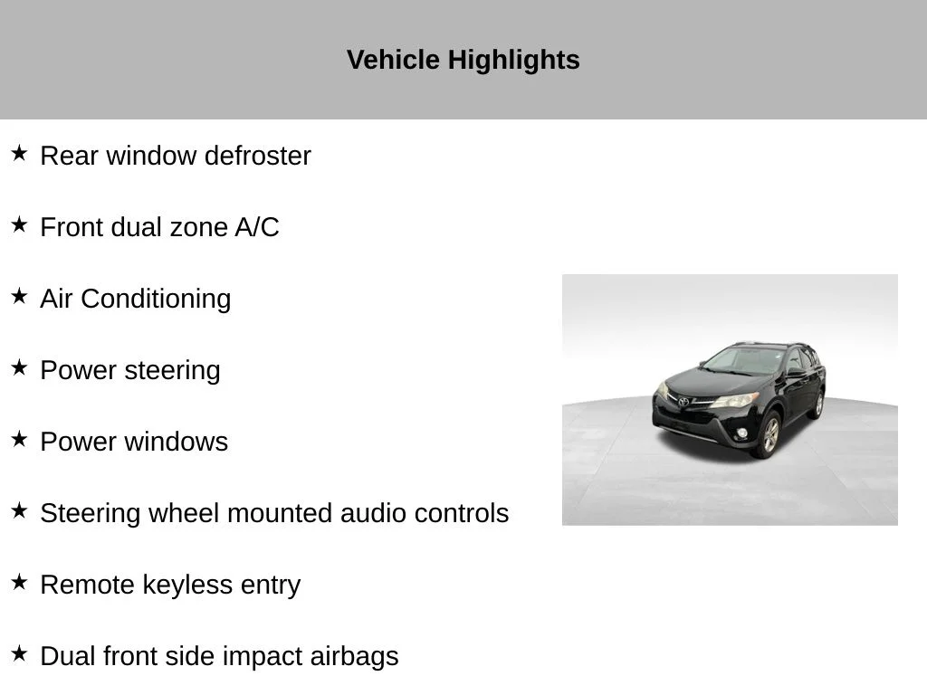 Used 2015 Black Toyota XLE image 13