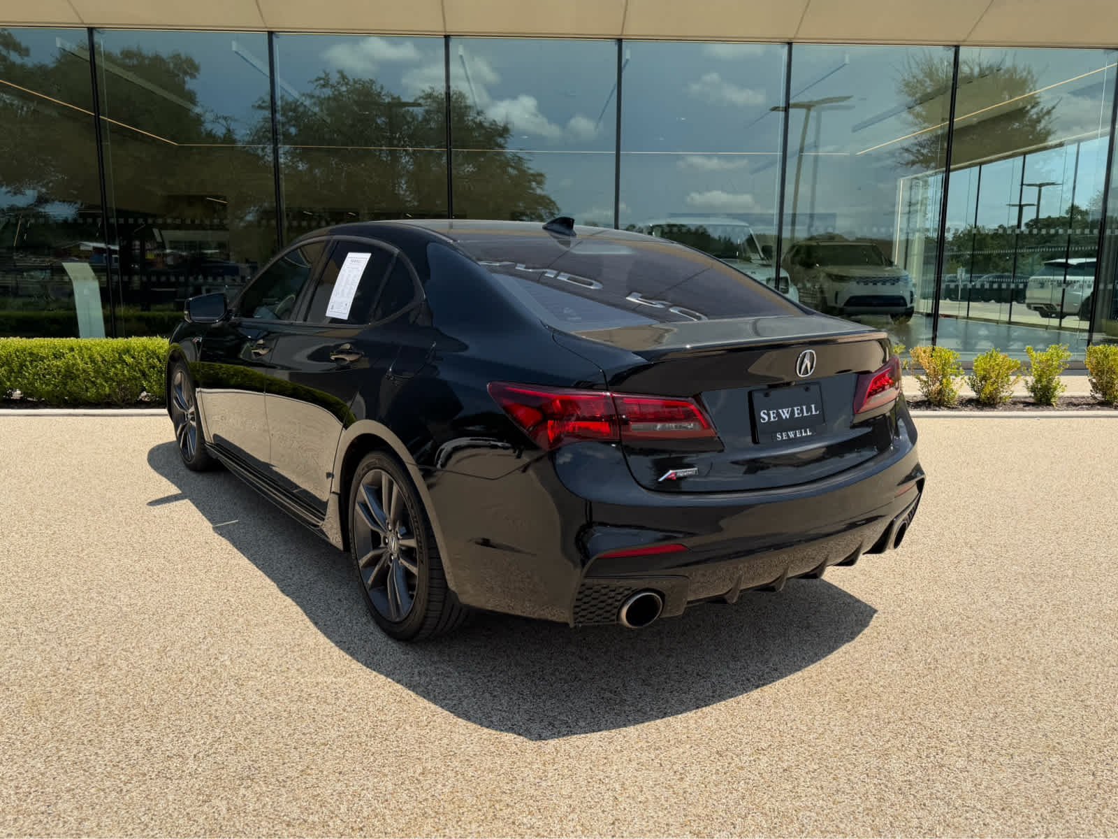 Used 2019 Crystal Black Pearl Acura w/A-Spec Pkg Red Leather image 7