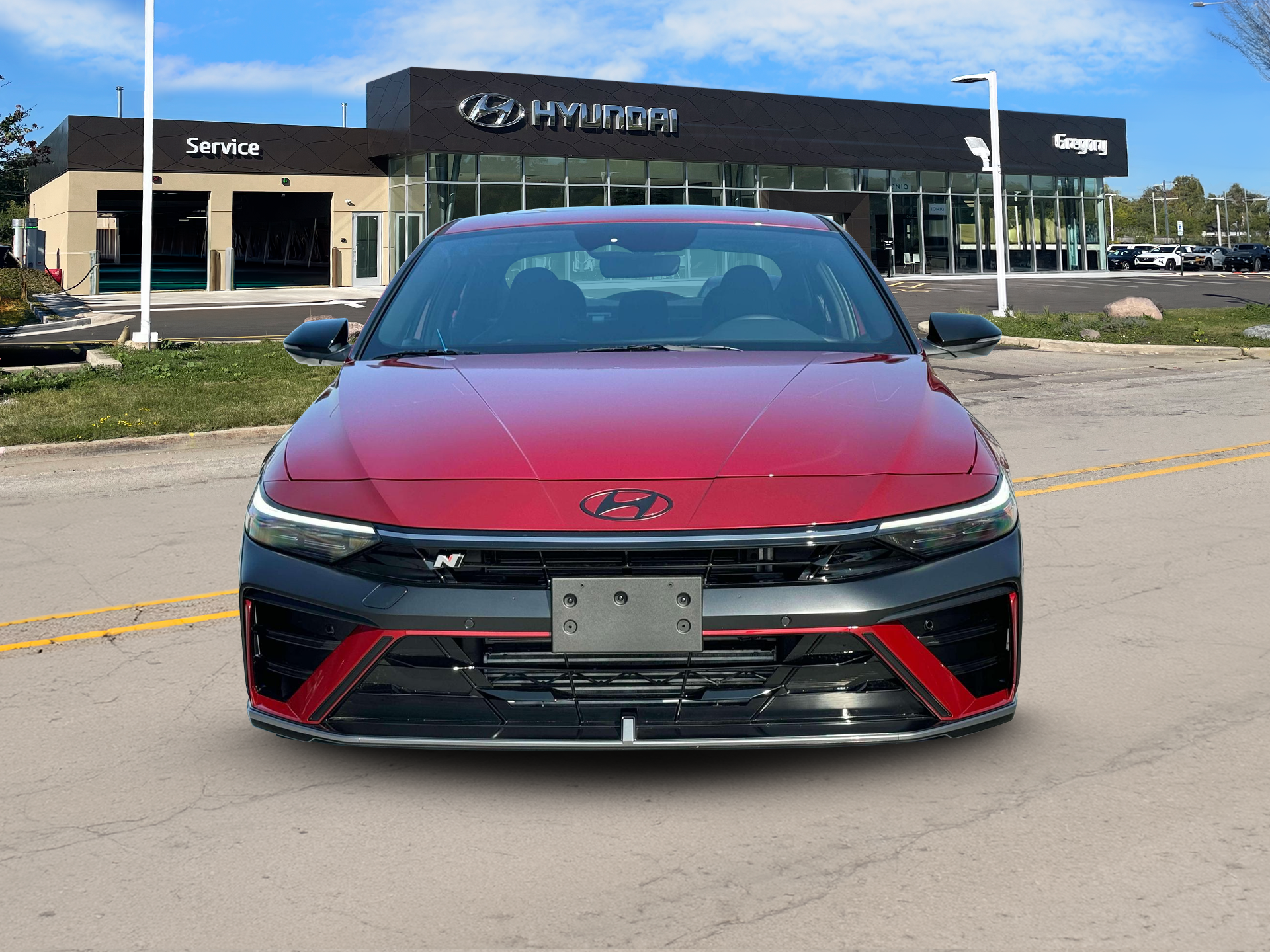 New 2025 Red Hyundai Sedan image 12