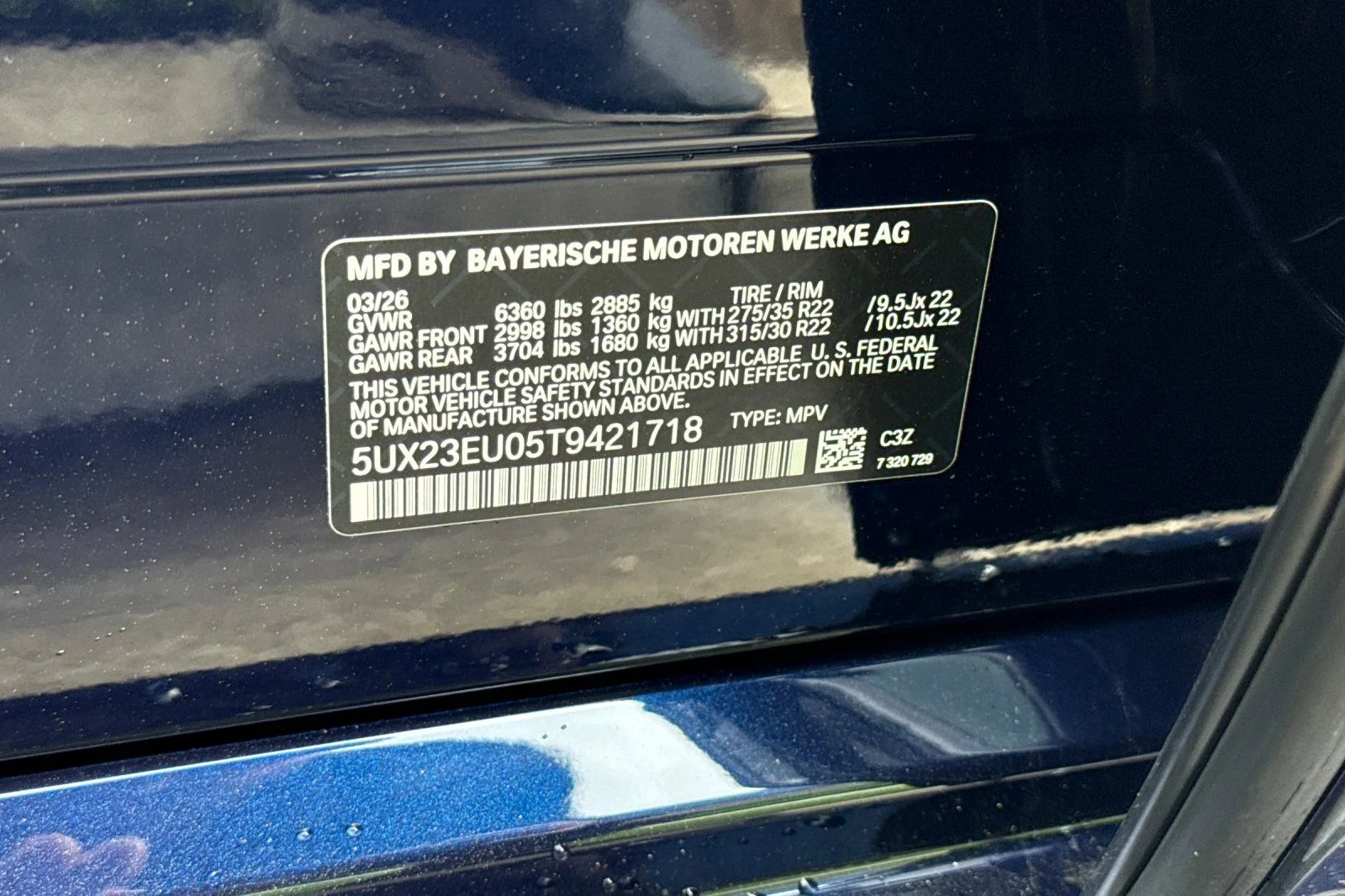 New 2026 Blue BMW xDrive40i image 23