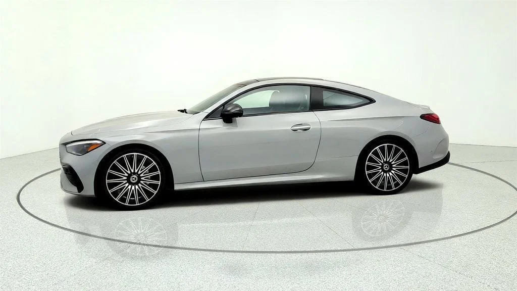 Used 2026 MANUFAKTUR Alpine Grey Metallic Mercedes-Benz CLE 300 4MATIC Coupe w/ AMG® Line & Night Pkgs & 20
