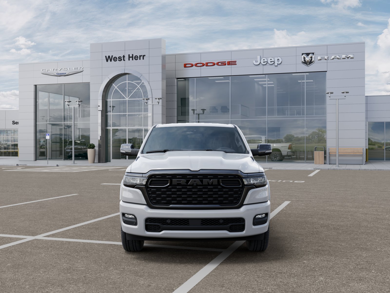 New 2026 Bright White Clear-Coat Exterior Paint RAM RAM 1500 BIG HORN CREW CAB 4X4 image 32