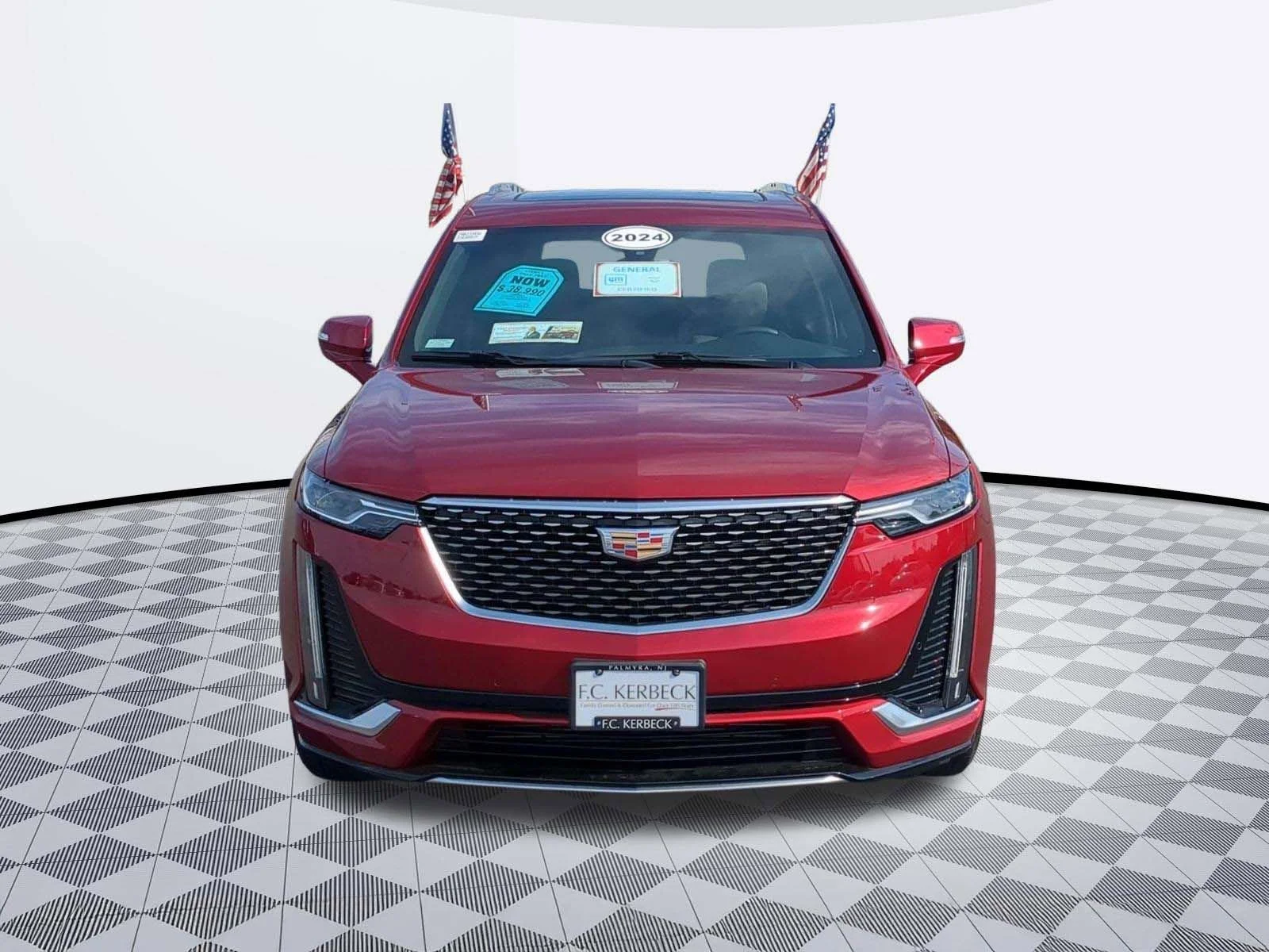 Used 2024 Radiant Red Tintcoat Cadillac FWD Luxury image 3
