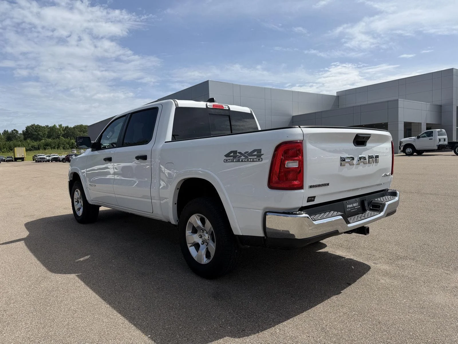 Used 2025 Bright White Clearcoat Ram Big Horn image 4