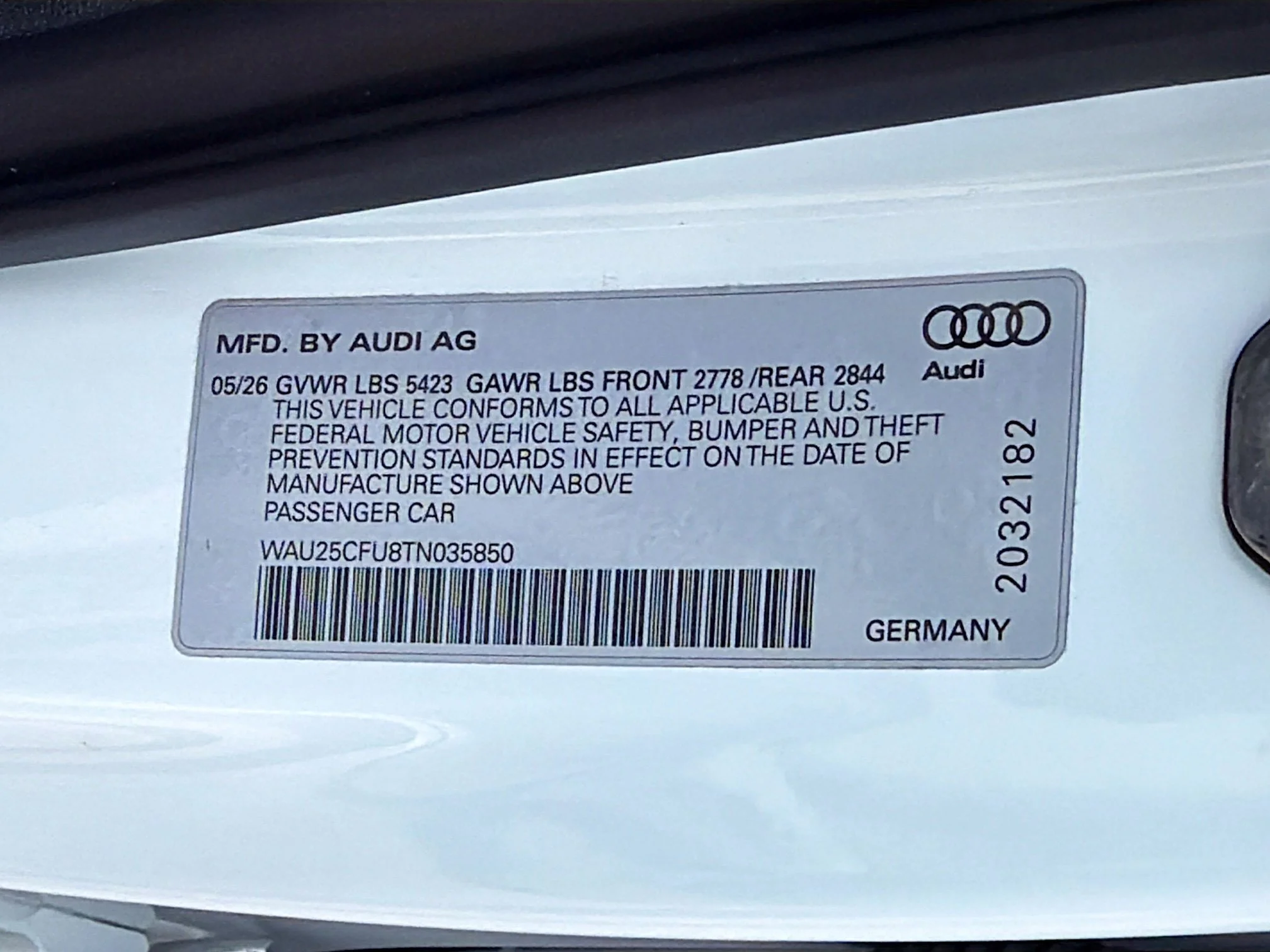 New 2026 Glacier White Metallic Audi Premium Plus image 40