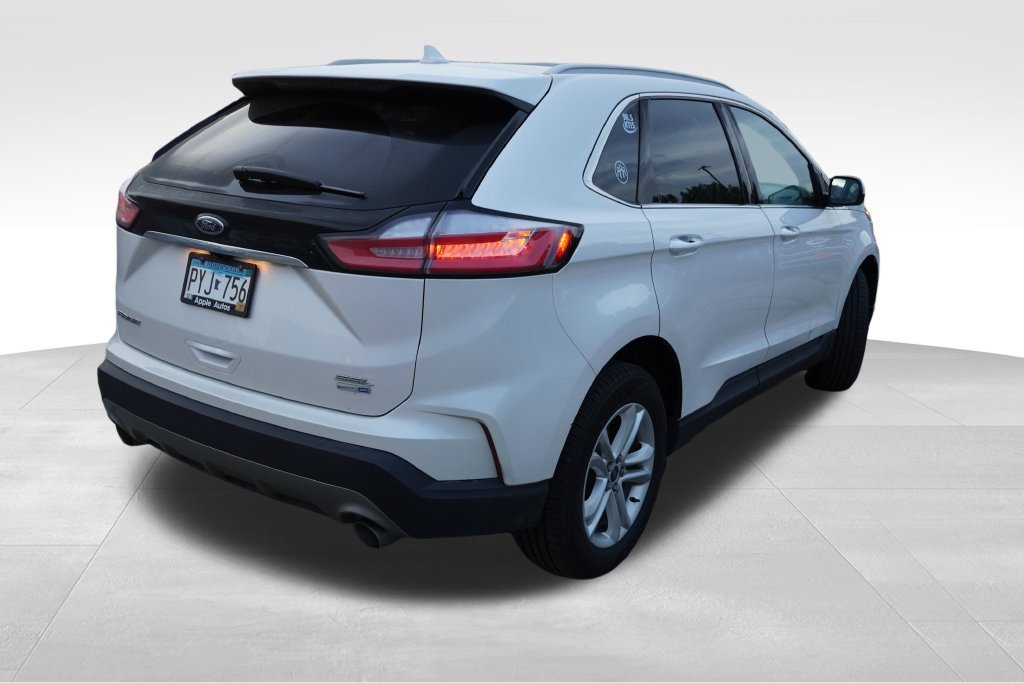 Certified Used 2019 White Platinum Metallic Tri-Coat Ford SEL image 3