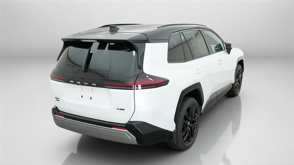 New 2026 Wind Chill Pearl with Midnight Black Metallic roof Toyota XSE image 11