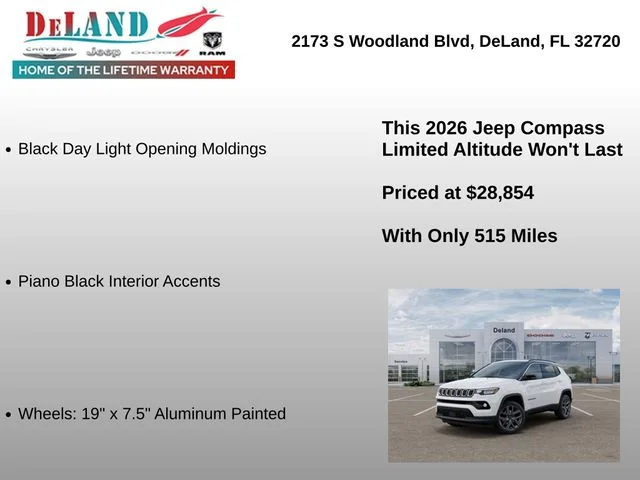 New 2026 Bright White Clear-Coat Exterior Paint Jeep Limited image 18