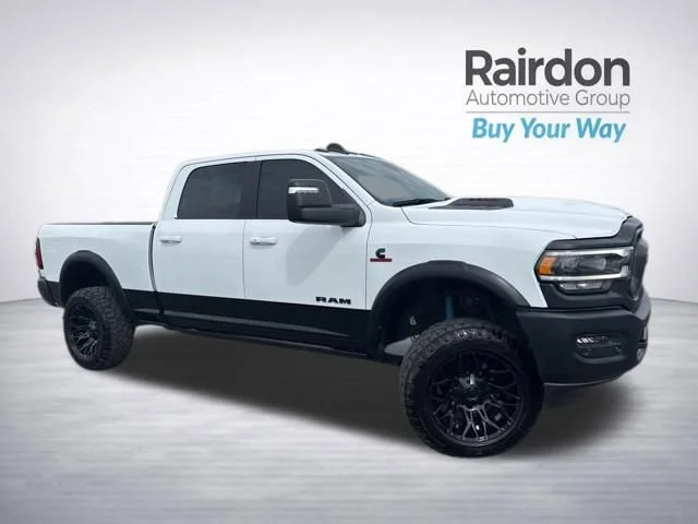 Used 2024 Bright White Clearcoat Ram Rebel image 1
