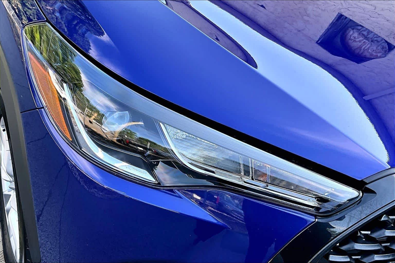 Used 2025 Blue Crush Metallic Toyota LE image 28