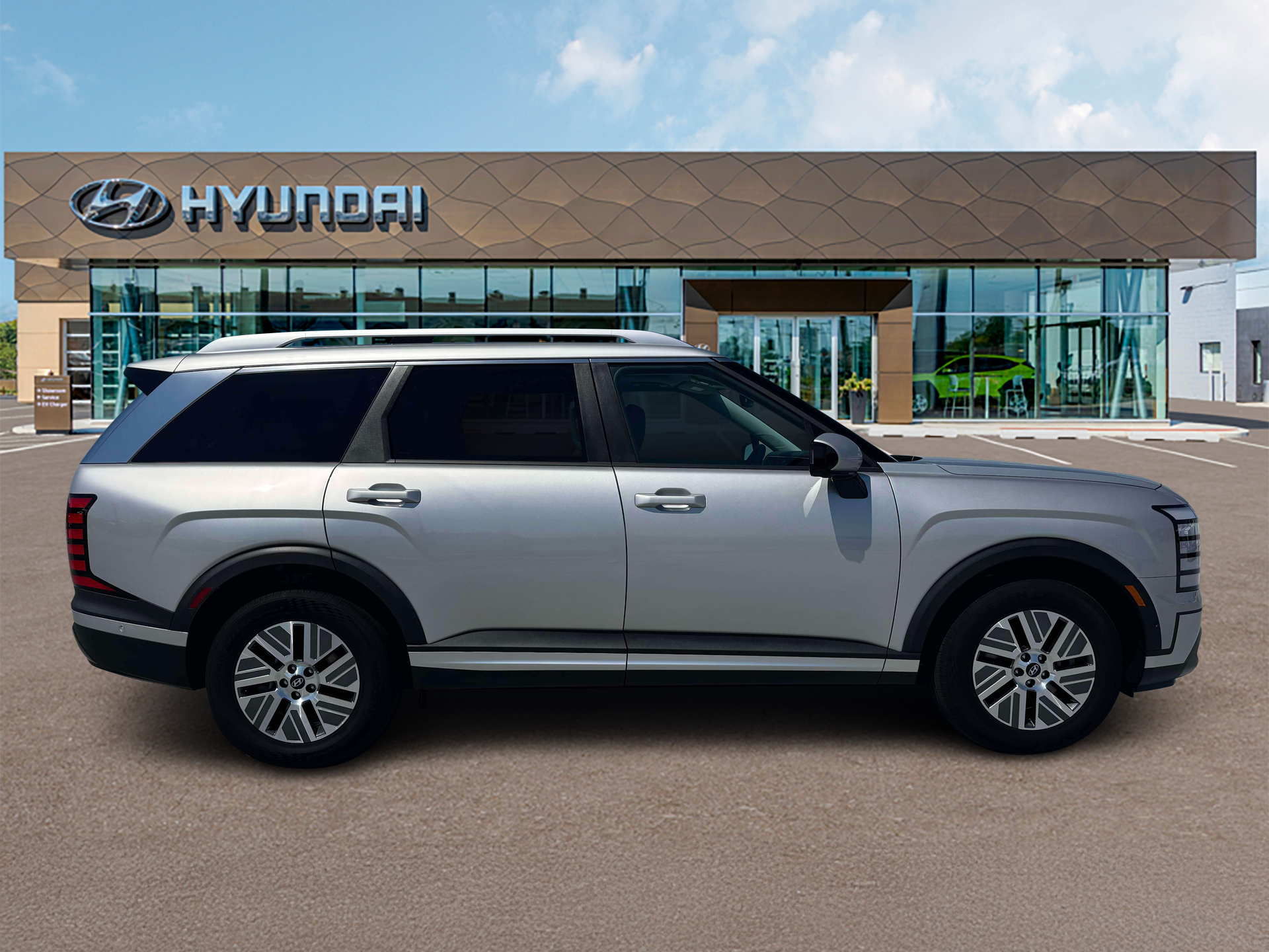 New 2027 Shimmering Silver Hyundai SEL Premium 7P image 9